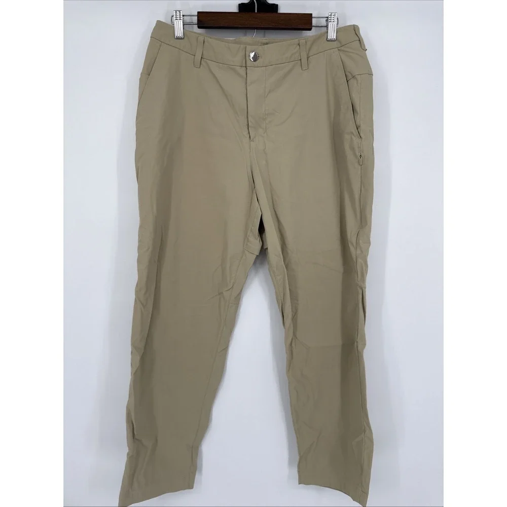 Lululemon Comission ABC Pants Mens 34 Khaki 5 Pocket Stretch Chino Everyday Golf